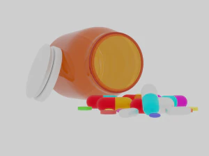 Medicine tablets 3D Model