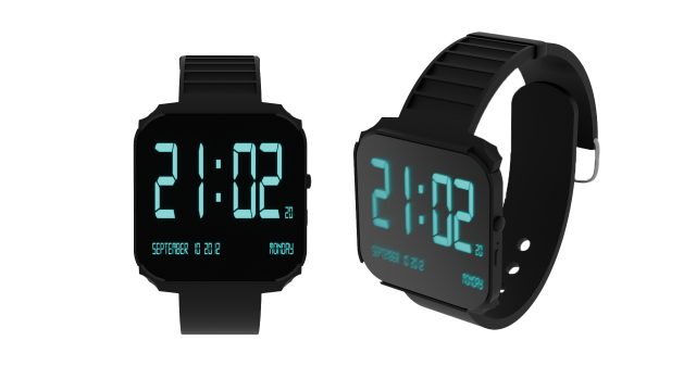 Smart Wristwatch 3D-Modell .c4d .max .obj .3ds .fbx .stl .blend 