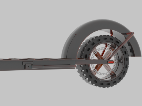 Electric Scooter 3D Model