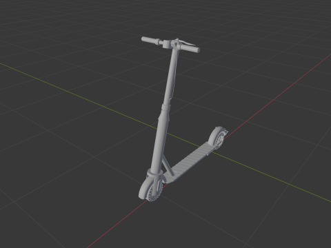 Electric Scooter 3D Model