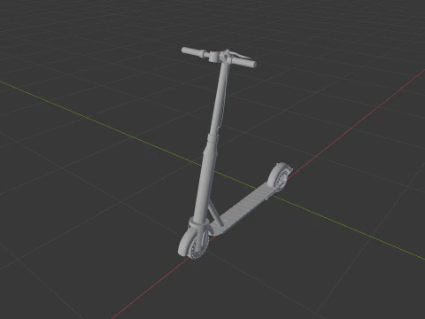 Electric Scooter 3D Model