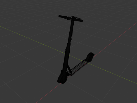 Electric Scooter 3D Model