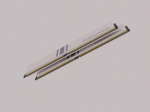 Ram Asgard DDR4 3D Model