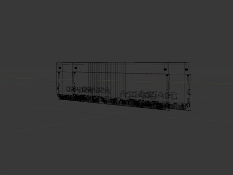 Ram Asgard DDR4 3D Model