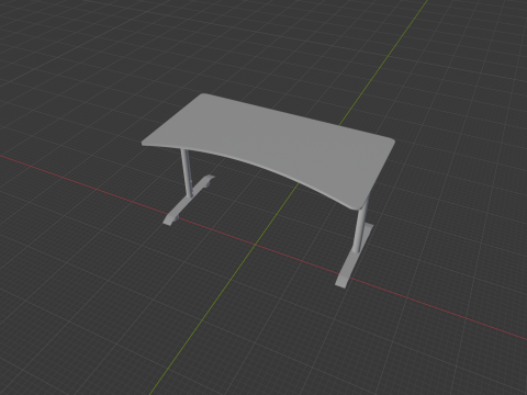 Gaming Desk 3Dモデル