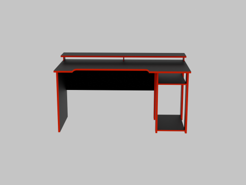 Gaming Desk-2 3D Model