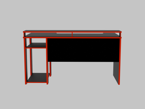 Gaming Desk-2 3D Model