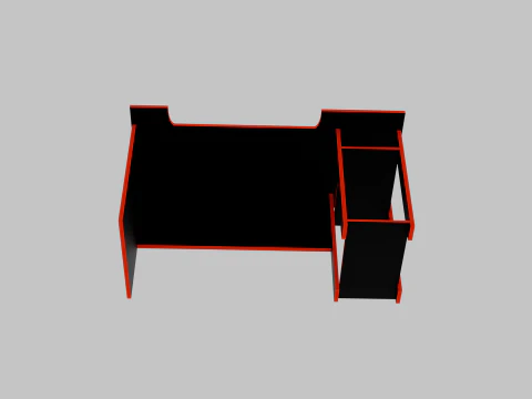 Gaming Desk-2 3D Model