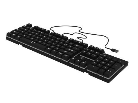 सरल कीबोर्ड 3D मॉडल