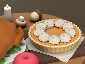 Thanksgiving Day 3Dモデル