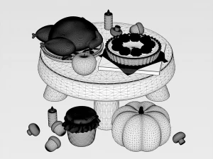 Thanksgiving Day 3D Model
