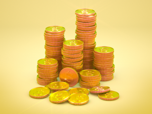 3D Coin Stack 3D Model