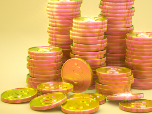3D Coin Stack 3D 모델