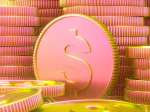 3D Coin Stack 3D Model