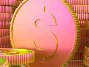 3D Coin Stack 3D Model