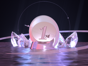 3D Winner Podium 3D Model