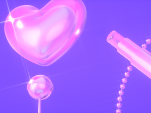 Y2K Heart Symbol Aesthetic Modèle 3D