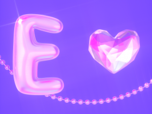 Y2K Heart Symbol Aesthetic Modèle 3D