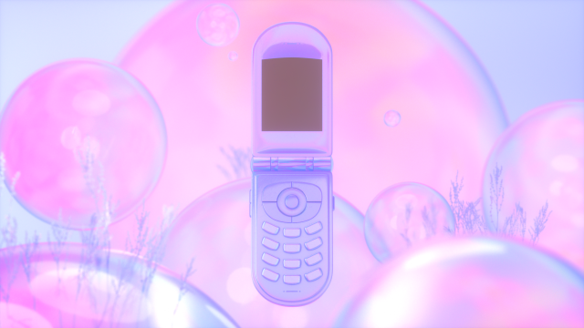 Flip Cell Phone 3D Model .c4d .max .obj .3ds .fbx .stl .blend 