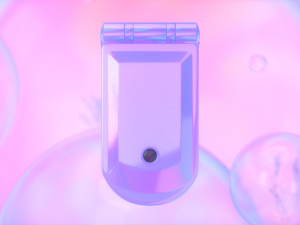 Flip Cell Phone 3D Model