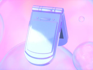 Flip Cell Phone 3D Model