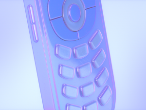 Flip Cell Phone 3D Model