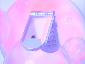 Flip Cell Phone 3D Model