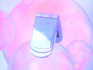Flip Cell Phone 3D Model