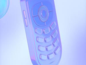 Flip Cell Phone 3D Model