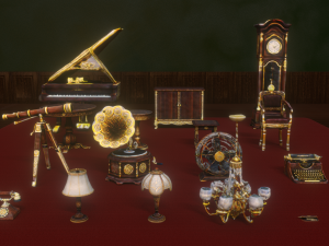 Antique Furniture Collections Modelo 3D