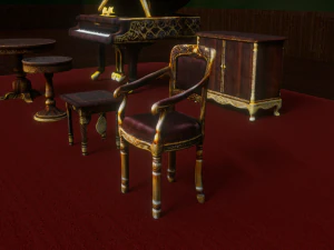 Antique Furniture Collections 3D Model