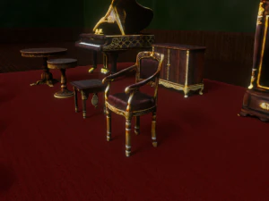 Antique Furniture Collections 3D Model