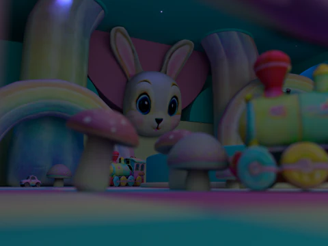 Dreamcore Assets Pack 3D Model