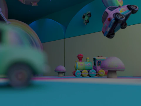 Dreamcore Assets Pack 3D Model