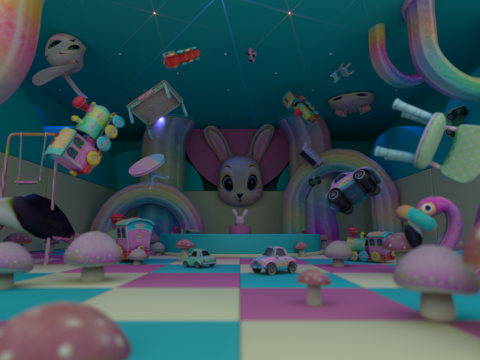 Dreamcore Assets Pack 3D 模型