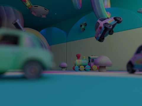 Dreamcore Assets Pack 3D Model