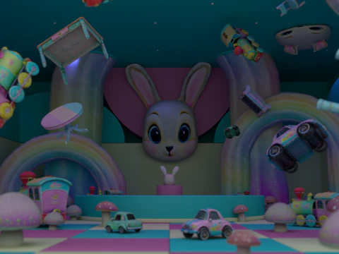 Dreamcore Assets Pack 3D Model