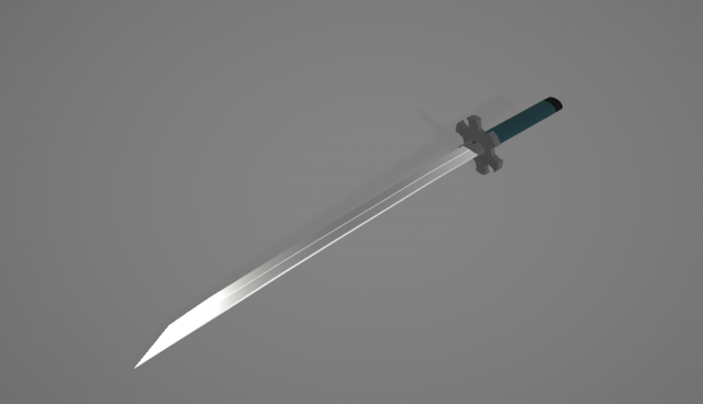 Katana 3D 模型 .c4d .max .obj .3ds .fbx .stl .blend 