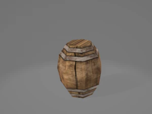 バレル 3Dモデル