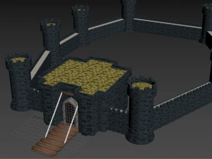 Замок 3D Модель