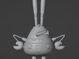 Mr Krabs Model 3D