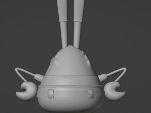 Mr Krabs Model 3D
