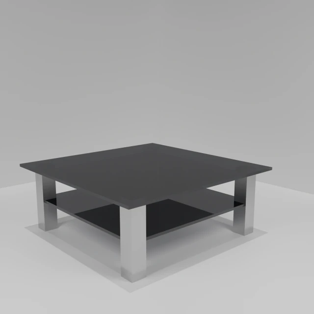 Скляний стіл 3D Модель .c4d .max .obj .3ds .fbx .stl .blend 