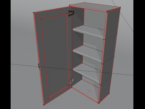 Cupboard lowpoly 3D 模型