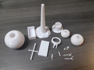 Ornamento de boneco de neve Modelo de Impressão 3D