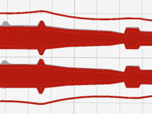 Studded Club Keychain 3D Print Model