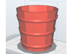 Woodwn Basket 3D Baskı Modeli