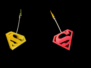 Superman Clip 3D Print Model