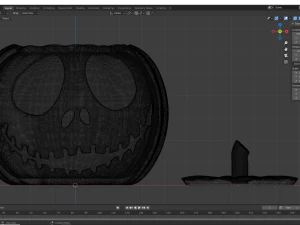 Jack-o-Lantern Pumpkin 3D Print Model