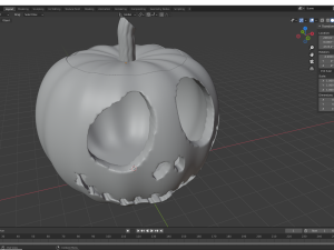 Jack-o-Lantern Pumpkin 3D 打印模型